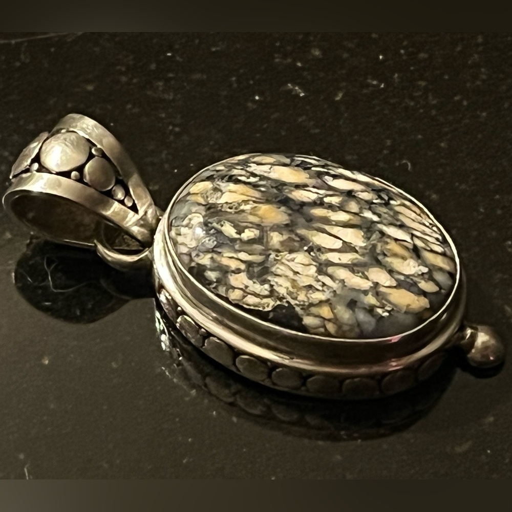 SARDA GENUINE STONE STERLING 🔥 SILVER PENDANT